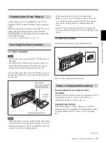 Preview for 31 page of Sony HVR M25U - Professional Video Cassete recorder/player Operating Instructions Manual