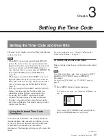 Preview for 49 page of Sony HVR M25U - Professional Video Cassete recorder/player Operating Instructions Manual