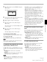 Preview for 51 page of Sony HVR M25U - Professional Video Cassete recorder/player Operating Instructions Manual