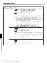 Preview for 70 page of Sony HVR M25U - Professional Video Cassete recorder/player Operating Instructions Manual