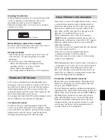 Preview for 91 page of Sony HVR M25U - Professional Video Cassete recorder/player Operating Instructions Manual