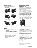 Preview for 3 page of Sony HVR-MRC1 Operating Manual