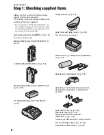 Preview for 8 page of Sony HVR-MRC1 Operating Manual