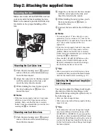 Preview for 10 page of Sony HVR-MRC1 Operating Manual