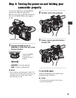 Preview for 17 page of Sony HVR-MRC1 Operating Manual