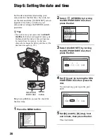 Preview for 20 page of Sony HVR-MRC1 Operating Manual