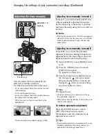 Preview for 28 page of Sony HVR-MRC1 Operating Manual