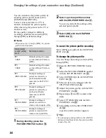 Preview for 34 page of Sony HVR-MRC1 Operating Manual