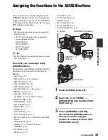 Preview for 43 page of Sony HVR-MRC1 Operating Manual