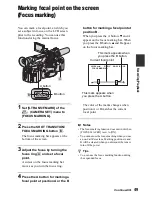 Preview for 49 page of Sony HVR-MRC1 Operating Manual