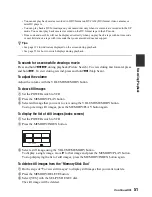 Preview for 51 page of Sony HVR-MRC1 Operating Manual