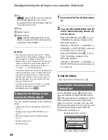 Preview for 54 page of Sony HVR-MRC1 Operating Manual