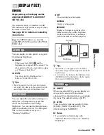 Preview for 79 page of Sony HVR-MRC1 Operating Manual