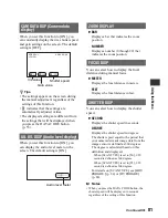 Preview for 81 page of Sony HVR-MRC1 Operating Manual