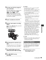 Preview for 99 page of Sony HVR-MRC1 Operating Manual