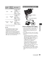 Preview for 101 page of Sony HVR-MRC1 Operating Manual