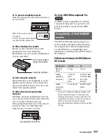 Preview for 117 page of Sony HVR-MRC1 Operating Manual