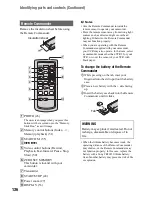 Preview for 136 page of Sony HVR-MRC1 Operating Manual