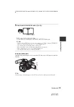 Предварительный просмотр 33 страницы Sony HVR-V1 Operating Manual