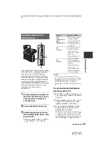 Предварительный просмотр 43 страницы Sony HVR-V1 Operating Manual