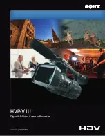 Sony HVR-V1U Brochure & Specs preview