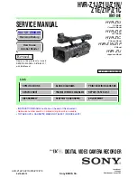 Sony HVR-Z1C Service Manual preview