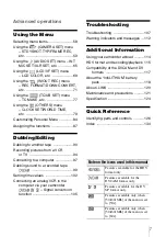 Preview for 7 page of Sony HVR-Z1E Operating Instructions Manual