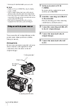 Preview for 14 page of Sony HVR-Z1E Operating Instructions Manual