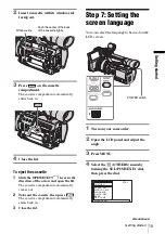 Preview for 19 page of Sony HVR-Z1E Operating Instructions Manual