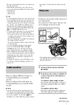 Preview for 23 page of Sony HVR-Z1E Operating Instructions Manual