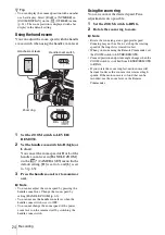 Preview for 24 page of Sony HVR-Z1E Operating Instructions Manual