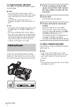 Preview for 30 page of Sony HVR-Z1E Operating Instructions Manual