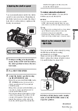 Preview for 31 page of Sony HVR-Z1E Operating Instructions Manual