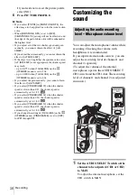 Preview for 38 page of Sony HVR-Z1E Operating Instructions Manual