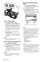 Preview for 42 page of Sony HVR-Z1E Operating Instructions Manual