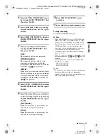 Preview for 47 page of Sony HVR-Z1E Operating Instructions Manual