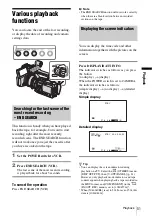 Preview for 51 page of Sony HVR-Z1E Operating Instructions Manual