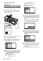 Preview for 58 page of Sony HVR-Z1E Operating Instructions Manual