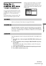 Preview for 59 page of Sony HVR-Z1E Operating Instructions Manual