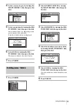 Preview for 85 page of Sony HVR-Z1E Operating Instructions Manual