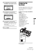 Preview for 87 page of Sony HVR-Z1E Operating Instructions Manual