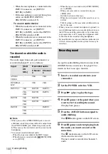 Preview for 100 page of Sony HVR-Z1E Operating Instructions Manual