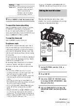 Preview for 103 page of Sony HVR-Z1E Operating Instructions Manual