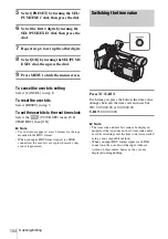 Preview for 104 page of Sony HVR-Z1E Operating Instructions Manual