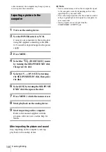 Preview for 106 page of Sony HVR-Z1E Operating Instructions Manual