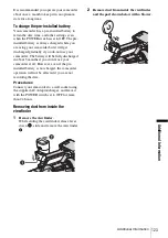 Preview for 123 page of Sony HVR-Z1E Operating Instructions Manual