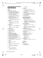 Preview for 124 page of Sony HVR-Z1E Operating Instructions Manual