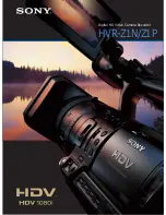 Sony HVR-Z1N Brochure & Specs preview