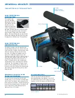 Предварительный просмотр 6 страницы Sony HVR-Z1N Brochure & Specs