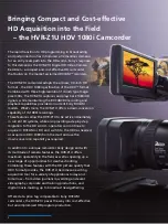 Preview for 2 page of Sony HVR-Z1U Instructions Manual